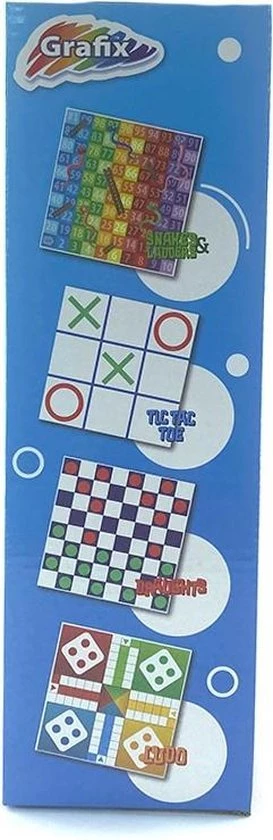 Extra Grote Spellendoos 4 In 1 Van WDMT™ | Bevat Meerdere Spellen, Waaronder Dammen En Mens-erger-je-niet | XL-formaat Met Grote Pionnen | Geschikt Voor Binnen En Buiten 6 Extra Grote Spellendoos 4 In 1 Van WDMT™ | Bevat Meerdere Spellen, Waaronder Dammen En Mens-erger-je-niet | XL-formaat Met Grote Pionnen | Geschikt Voor Binnen En Buiten - Afbeelding 4