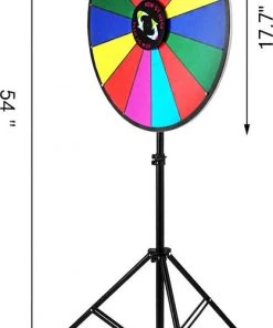 Autura Rad Van Fortuin - Gezelschapsspel - Draairad - Draaiwiel - Bordspel - 14 Vlakken - Met Statief -klassieke-spellen Winkel 418x840