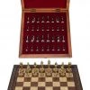 Helena Wood Art Handgemaakte Houten Schaakbord Met Opbergsysteem - Metalen Schaakstukken - Luxe Uitgave - Schaakspel - Schaakset - Schaken - Chess - 40 X 40 Cm -klassieke-spellen Winkel 472x840