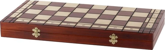 Sunrise - Tournament Schaakset Inklapbaar Maat 8 – Gebrand Hout 9 Sunrise - Tournament Schaakset Inklapbaar Maat 8 – Gebrand Hout - Afbeelding 7