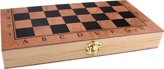Merkloos Schaakbord | Dambord | Backgammon | 29 X 29 Cm | Schaakspel | Schaakset | Schaken | Dammen | Met Schaakstukken | 3-in-1 Bordspel | Chess | Hout | Opklapbaar 7 Merkloos Schaakbord | Dambord | Backgammon | 29 X 29 Cm | Schaakspel | Schaakset | Schaken | Dammen | Met Schaakstukken | 3-in-1 Bordspel | Chess | Hout | Opklapbaar - Afbeelding 5