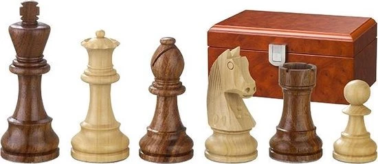 Philos Schaakstukken Artus 65mm Dubbel Verzwaard 3 Philos Schaakstukken Artus 65mm Dubbel Verzwaard