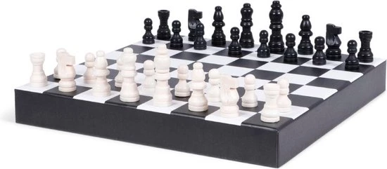 SENZA Schaakspel - Inclusief Opbergzakjes - Compact - Zwart/Wit 3 SENZA Schaakspel - Inclusief Opbergzakjes - Compact - Zwart/Wit