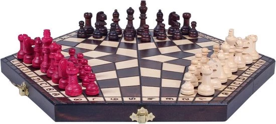 Chess The Game - Schaakspel Voor 3 Personen - Middelgroot Formaat - Uniek Schaakspel! 12 Chess The Game - Schaakspel Voor 3 Personen - Middelgroot Formaat - Uniek Schaakspel! - Afbeelding 10