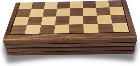 Traagoods.com Houten Schaakbord - Inklapbaar - Degelijk Houten Bord Met Houten Schaakstukken - 30x30 10 Traagoods.com Houten Schaakbord - Inklapbaar - Degelijk Houten Bord Met Houten Schaakstukken - 30x30 - Afbeelding 8