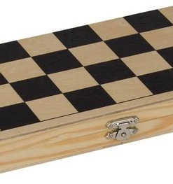 Toys Pure Schaakbord Plooibaar, Veldgrootte 30mm, 26x13x3cm -klassieke-spellen Winkel 550x263 1