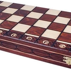 Sunrise Senator Luxe Houten Schaakset 42 X 42 Cm 13 Sunrise Senator Luxe Houten Schaakset 42 X 42 Cm -klassieke-spellen Winkel 550x265