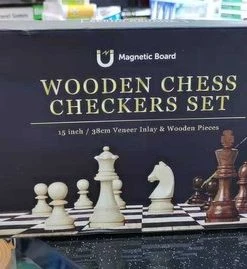 Merkloos Schaakbord | Dambord | Schaakspel | 39 X 39 Cm | Schaakset | Schaken | Dammen | Met Schaakstukken | 2-in-1 Bordspel | Chess | Hout | Magnetisch | Opklapbaar -klassieke-spellen Winkel 550x269 1