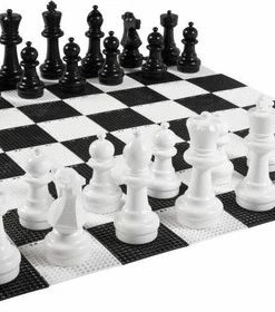 Ubergames Tuin Schaakspel, Tot 30 Cm Hoog, PVC UV Bestendig Inclusief Kunststof Mat - 64 Delig Met Haken - Staunton Figuren Zeer Gedetailleerd - Super Spel Inclusief Kunststof Bord Klasse En Geweldig -klassieke-spellen Winkel 550x280 5