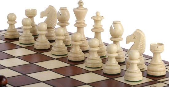 Sunrise - Tournament Schaakset Inklapbaar Maat 8 – Gebrand Hout 4 Sunrise - Tournament Schaakset Inklapbaar Maat 8 – Gebrand Hout - Afbeelding 2