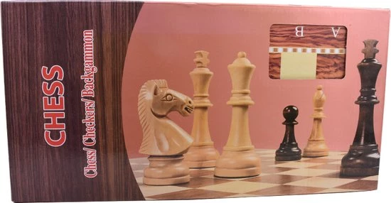 Merkloos Schaakbord | Dambord | Backgammon | 34 X 34 Cm | Schaakspel | Schaakset | Schaken | Dammen | Met Schaakstukken | 3-in-1 Bordspel | Chess | Hout | Opklapbaar 15 Merkloos Schaakbord | Dambord | Backgammon | 34 X 34 Cm | Schaakspel | Schaakset | Schaken | Dammen | Met Schaakstukken | 3-in-1 Bordspel | Chess | Hout | Opklapbaar - Afbeelding 13