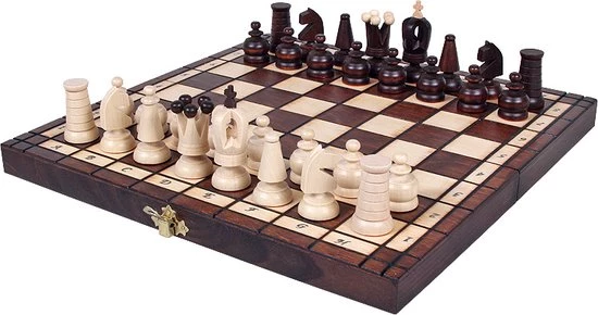 Chess The Game - Reisformaat Schaakspel - Compact Houten Schaakset - Inklapbaar - Bestseller!! 9 Chess The Game - Reisformaat Schaakspel - Compact Houten Schaakset - Inklapbaar - Bestseller!! - Afbeelding 7