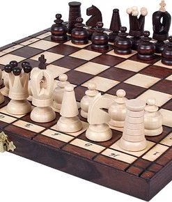 Sunrise New Line- Schaakspel Schaakbord Schaakset 30X30cm.