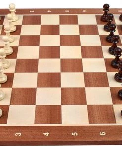 Chess The Game Klassiek Houten Schaakbord Met Staunton Nr. 5 Schaakstukken -klassieke-spellen Winkel 550x296 4