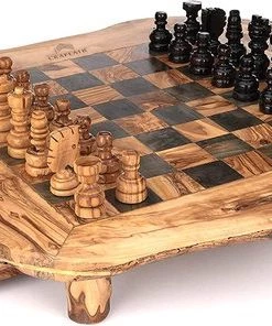 CRAFLAIR ~ Intelligente ~ Handgemaakt Schaakspel Hout 50 Cm ~ Olijfhouten Schaakbord Met Schaakstukken ~ Schaakset ~ Cadeau 20 CRAFLAIR ~ Intelligente ~ Handgemaakt Schaakspel Hout 50 Cm ~ Olijfhouten Schaakbord Met Schaakstukken ~ Schaakset ~ Cadeau -klassieke-spellen Winkel 550x296 5
