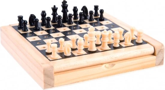 Longfield POCKET CHESS RUBBER WOOD 12 X 12 CM - KING 21 MM 12 Longfield POCKET CHESS RUBBER WOOD 12 X 12 CM - KING 21 MM - Afbeelding 10