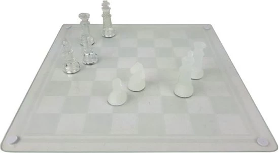 Oneiro S Luxe Glazen Spellenset (3-in-1) - Schaken, Backgammon, Checkers - Zomer Reizen Vliegtuig Spelletjes Spellen Reisspellen 6 Oneiro S Luxe Glazen Spellenset (3-in-1) - Schaken, Backgammon, Checkers - Zomer Reizen Vliegtuig Spelletjes Spellen Reisspellen - Afbeelding 4