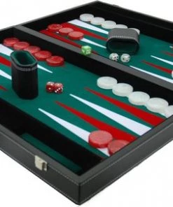 HOT Games Backgammonkoffer Zwart Ingelegd Vilt XL 53x8 Cm -klassieke-spellen Winkel 550x303 8
