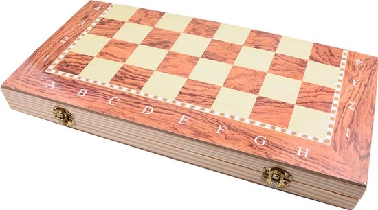 Merkloos Schaakbord | Dambord | Backgammon | 34 X 34 Cm | Schaakspel | Schaakset | Schaken | Dammen | Met Schaakstukken | 3-in-1 Bordspel | Chess | Hout | Opklapbaar 13 Merkloos Schaakbord | Dambord | Backgammon | 34 X 34 Cm | Schaakspel | Schaakset | Schaken | Dammen | Met Schaakstukken | 3-in-1 Bordspel | Chess | Hout | Opklapbaar - Afbeelding 11