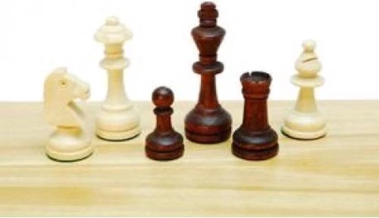 Hotsports Schaakstukken Staunton 3 Blank/br.L+V 76mm.kist :: HOT Games 4 Hotsports Schaakstukken Staunton 3 Blank/br.L+V 76mm.kist :: HOT Games - Afbeelding 2