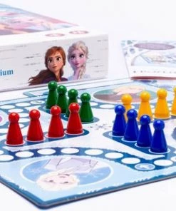 Disney Frozen Frozen II Spellendoos 4-delig: Ladderspel Molenspel - Dammen Ludo (mens-erger-je-niet) -klassieke-spellen Winkel 550x318