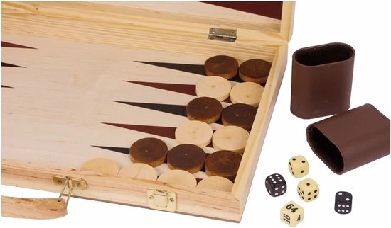 Small Foot Company Small Foot Schaakspel En Backgammon Koffer 52 X 45 X 3 Cm 5 Small Foot Company Small Foot Schaakspel En Backgammon Koffer 52 X 45 X 3 Cm - Afbeelding 3