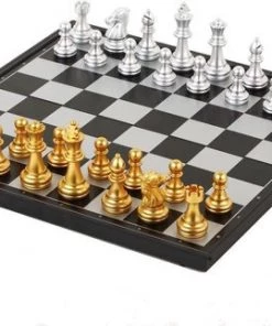 Chess Schaakset-Opklapbaar-Medium Formaat-320mm * 320mm * 20mm Incl. Uitgebreide Handleiding Schaakspel ,Schaakbord Met Schaakstukken Magnetisch -klassieke-spellen Winkel 550x322 5