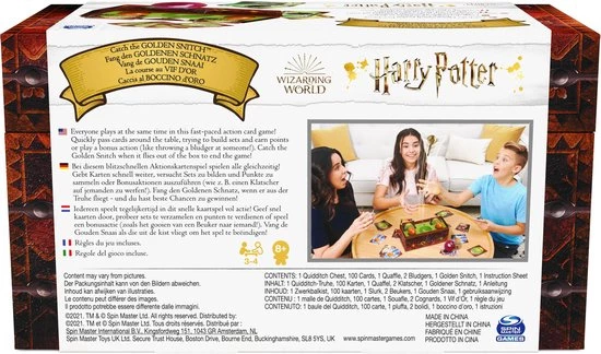Wizarding World Of Harry Potter Wizardig World Of Harry Potter - Vang De Gouden Snaai - Bordspel 9 Wizarding World Of Harry Potter Wizardig World Of Harry Potter - Vang De Gouden Snaai - Bordspel - Afbeelding 7