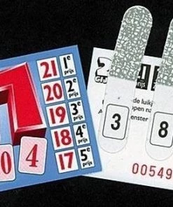 7112 Spel 21 Cijfer 1000 Kaartjes - .