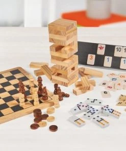 Noris Schaak- En Damspel Junior Hout Bruin/wit/zwart 2-delig -klassieke-spellen Winkel 550x331 2
