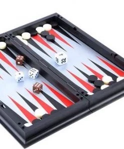 Shagam 3-in-1 Bordspel - 32 Cm - Plastic - Magnetisch - Schaakbord - Dambord - Backgammon - Schaakspel - Schaakset - Schaken - Dammen - Met Schaakstukken - Chess - Hout - Opklapbaar -klassieke-spellen Winkel 550x332 6
