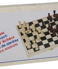 Toys Pure Schaakbord Plooibaar, Veldgrootte 30mm, 26x13x3cm -klassieke-spellen Winkel 550x347 2