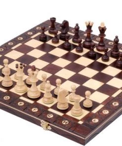 Sunrise Senator Luxe Houten Schaakspel