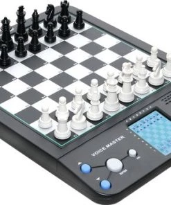 Shagam Elektronisch Schaakbord - Met Magnetische Schaakstukken - Schaakcomputer - 8 In 1 Computer - Schaakset - Schaakspel - Schaakles - Dammen - 4 Op Een Rij - Reversi -klassieke-spellen Winkel 550x351 4