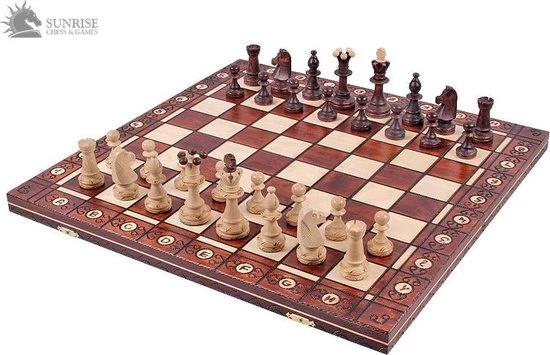 Sunrise Consul Chess Schaakspel 6 Sunrise Consul Chess Schaakspel - Afbeelding 4