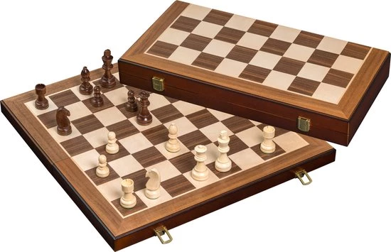 Philos Schaak Cassette Toernooi Veld 55 Mm / Koningshoogte 98 Mm 3 Philos Schaak Cassette Toernooi Veld 55 Mm / Koningshoogte 98 Mm