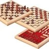 Philos Houten Schaak-dam Set 32x32cm -klassieke-spellen Winkel 550x356 1