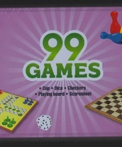 ZD Trading 99 Spellen In Blik, Van Ludo Tot....Dammen