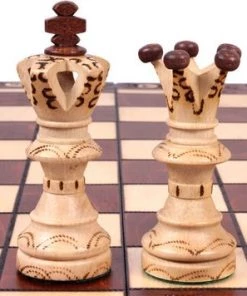 Sunrise Ambassador Luxe Houten Schaakspel 52 X 52 Cm -klassieke-spellen Winkel 550x356 6