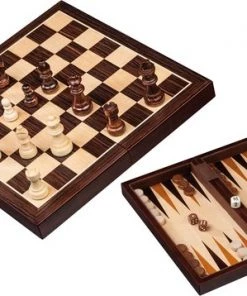Philos Schaak/Dam/Backgammon Kassette Veld 30 Mm, Koningshoogte 63 Mm -klassieke-spellen Winkel 550x358 13