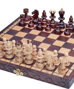 Sunrise SMALL PEARL - Schaakbord Met Schaakstukken Schaakspel -290x145x50 Mm