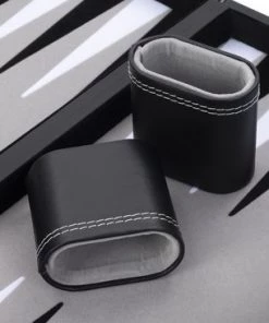 Longfield Backgammon 15"inch Zwart Wit En Grijs Ingelegd Vilt -klassieke-spellen Winkel 550x365 39