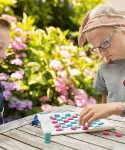 BS Reisspel Dammen & Tic Tac Toe - Multicolor - 24 X 22 Cm -klassieke-spellen Winkel 550x366 124