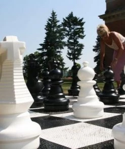 New XXXL Giga Schaakspel, Tuinschaken, 2 Delig, UV Beschermd Met 4 Draagtassen -klassieke-spellen Winkel 550x366 133