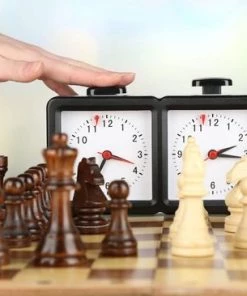 PQ9905 Schaakklok Analoog Schaken-218mm * 126mm * 54mm Chess Clock - Inclusief Gratis Nederlandstalige Handleiding -klassieke-spellen Winkel 550x366 41