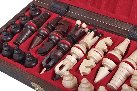 Chess The Game - Reisformaat Schaakspel - Compact Houten Schaakset - Inklapbaar - Bestseller!! 10 Chess The Game - Reisformaat Schaakspel - Compact Houten Schaakset - Inklapbaar - Bestseller!! - Afbeelding 8