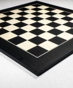 Raindroptime.com Luxe Houten Schaakbord Zwart En Esdoorn 55 Cm - Veldmaat 55 Mm - Maat 6 -klassieke-spellen Winkel 550x367 15