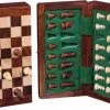 Longfield Schaakset Magnetisch/Opklapbaar - 13 X 25 Cm -klassieke-spellen Winkel 550x371 8