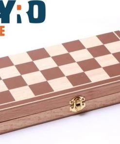 Meyro Lifestyle - Schaakbord Met Schaakstukken - Opbergdoos - Schaken - Schaakset - Schaakspel - Inclusief Speelstukken - Hout -klassieke-spellen Winkel 550x374 1