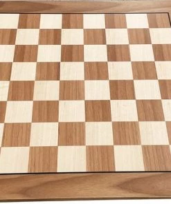 Helena Wood Art Handgemaakte Houten Schaakbord Zonder Stukken - Hoge Kwaliteit - Schaakspel - Schaakset - Schaken - Volwassenen - Chess